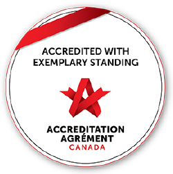 Accredited With Exemplary Standing - Accreditation Canada Seal